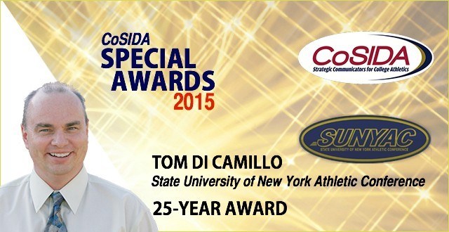 Special Awards Salute: Tom Di Camillo (SUNYAC), 25-Year Award